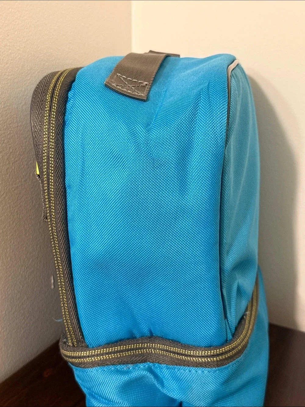 Thermos Dual Compartment Lunch Box Blue Gray Green Insulated Cooler Mesh Pocket
